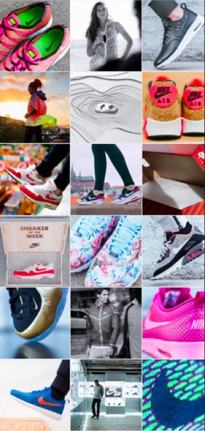 Nike NYC Internal Blog Site - Another view of the Nike NYC Internal Blog Site, showcasing its dynamic content and imagery.